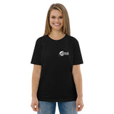 Baphomet on back / Scylla Logo on front Unisex organic cotton t-shirt